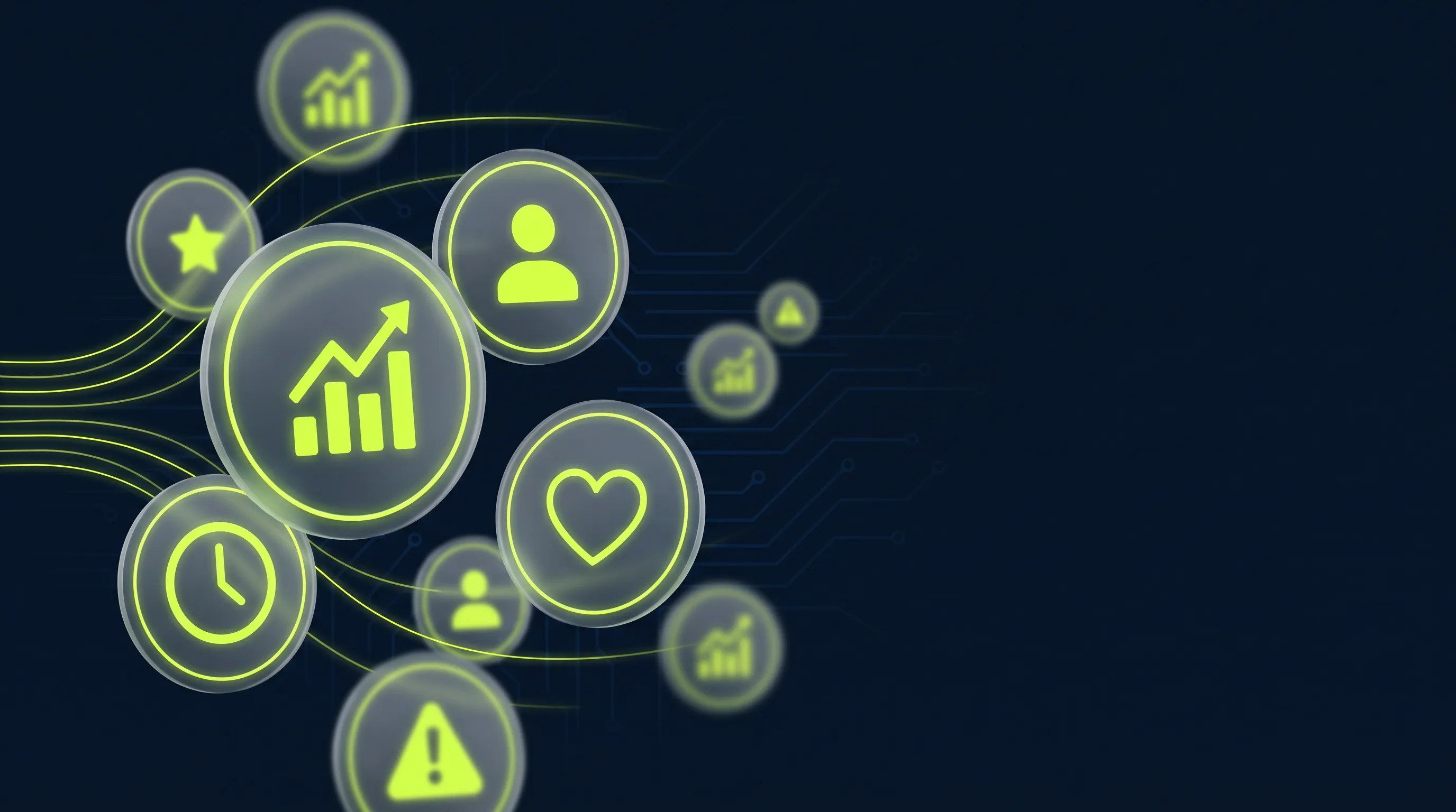 Schema einer RFM-Kundensegmentierung für Shopify mit Scoring-Matrix und Segment-Gruppen auf dunklem Hintergrund mit Lime-Akzenten