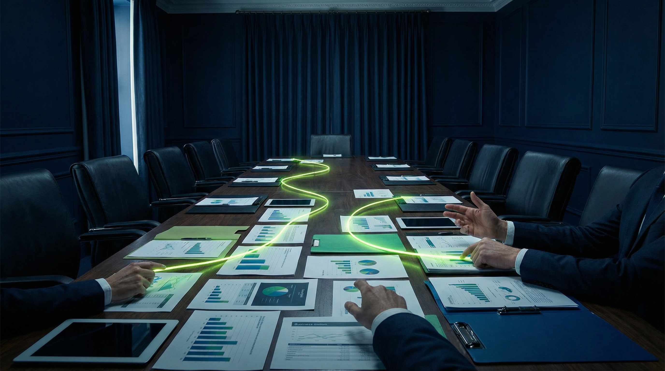 B2B Customer Journey — Visualisierung des komplexen Entscheidungsprozesses mit mehreren Stakeholdern, Phasen und digitalen Touchpoints