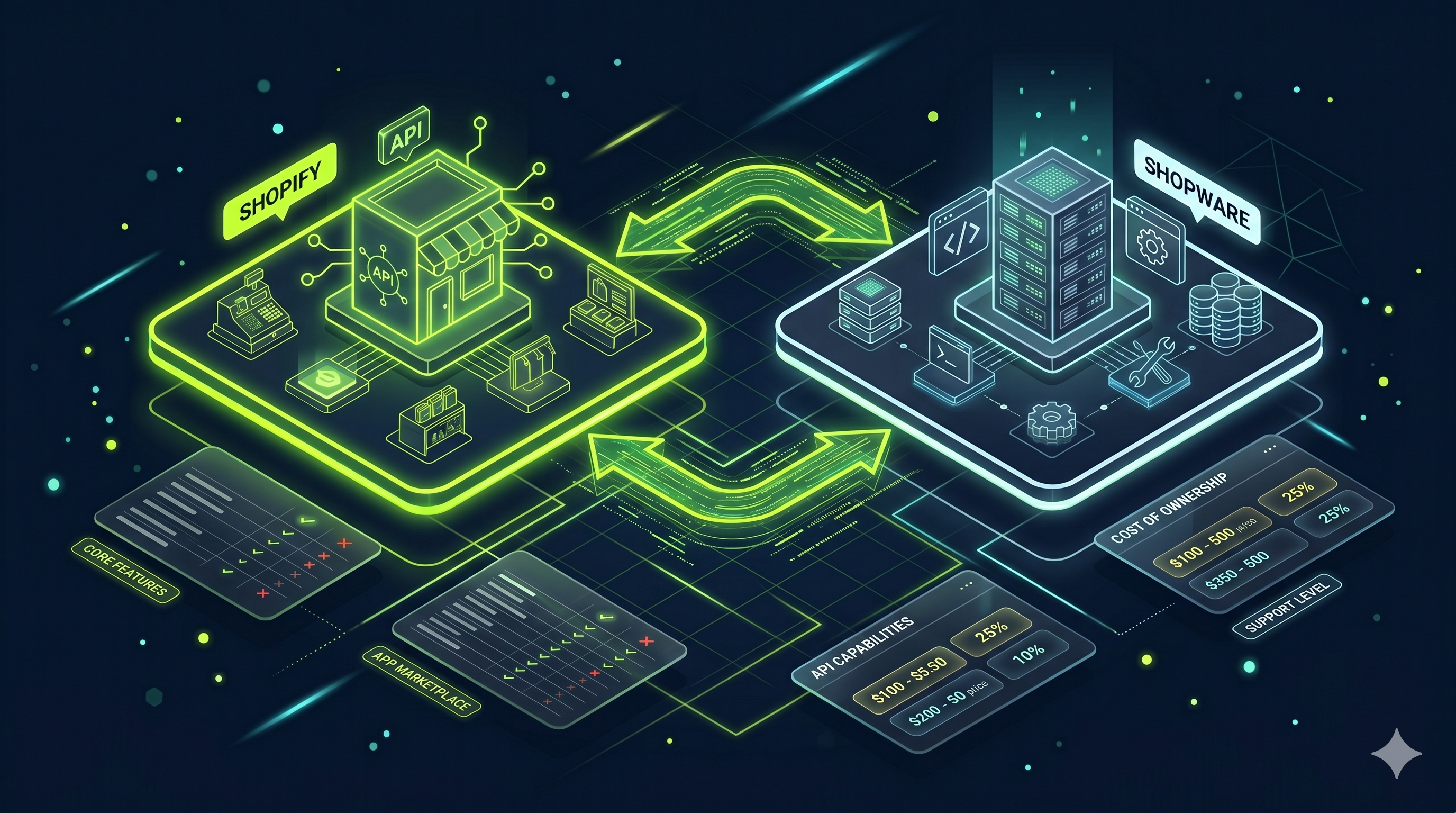 Shopify vs. Shopware: Zwei Systeme im direkten Vergleich — ehrliche Entscheidungshilfe für kleine und mittlere DACH-Shops