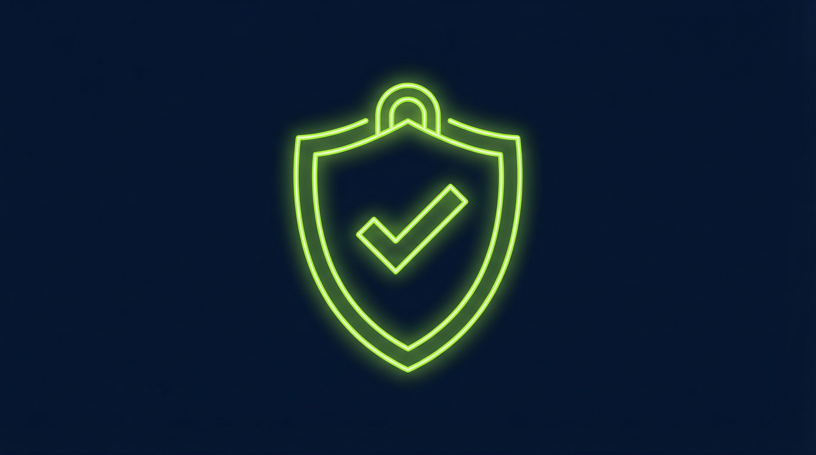 Digitales Sicherheitsschild mit Häkchen als Symbol für Vertrauen und Sicherheit beim Online-Checkout